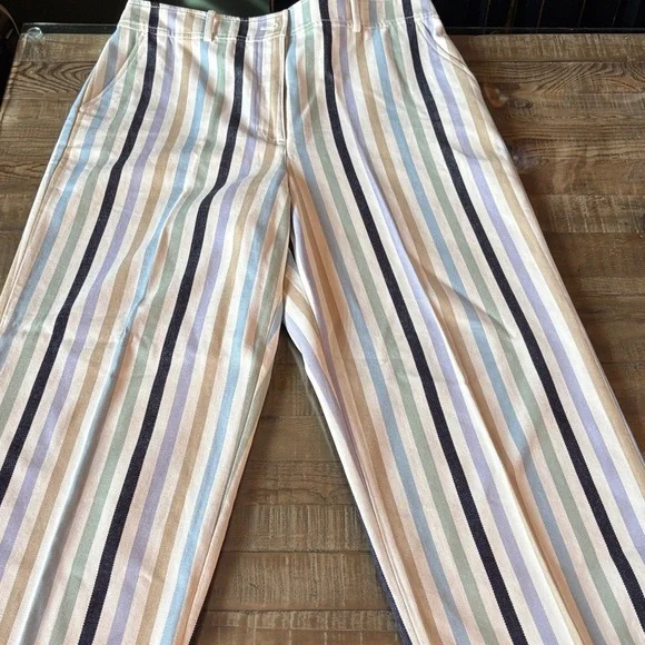 Tory Burch Wide leg crop military canvas pants 🤩 - Picture 8 of 16